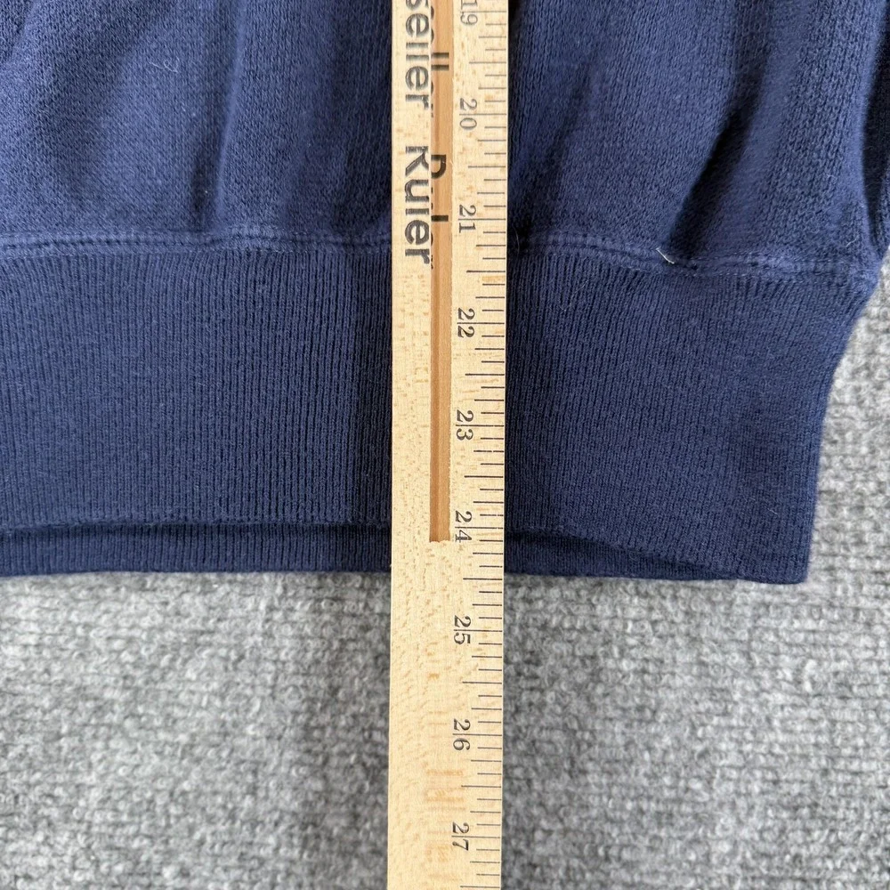 Polo Golf Ralph Lauren Sweater Mens 2XL Navy Blue Crest Cotton Crewneck Pullover